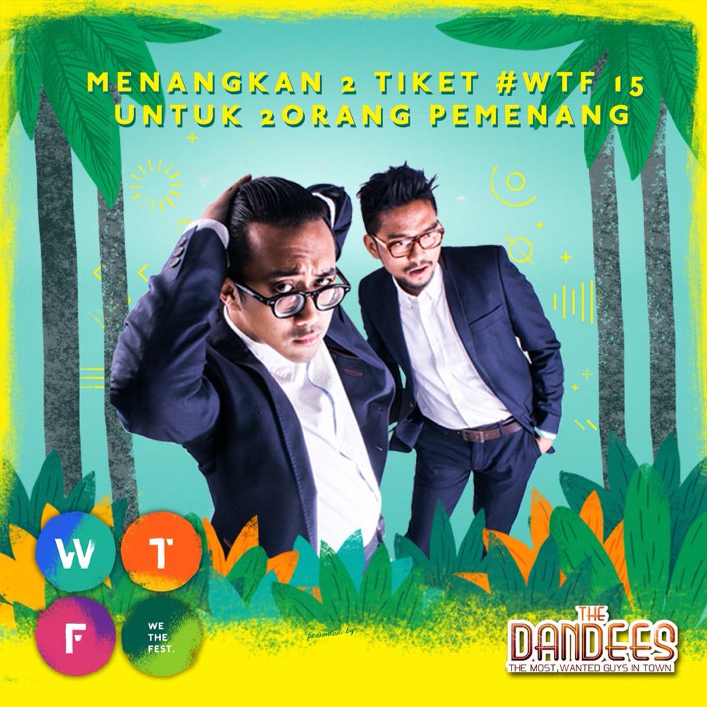 #DandeesBagiBagi tiket <a href="/WeTheFest/">We The Fest</a> #WTF15 yuk follow akun IG <a href="/ImamDarto/">Imam Darto</a> &amp; @DanangGoldLuck