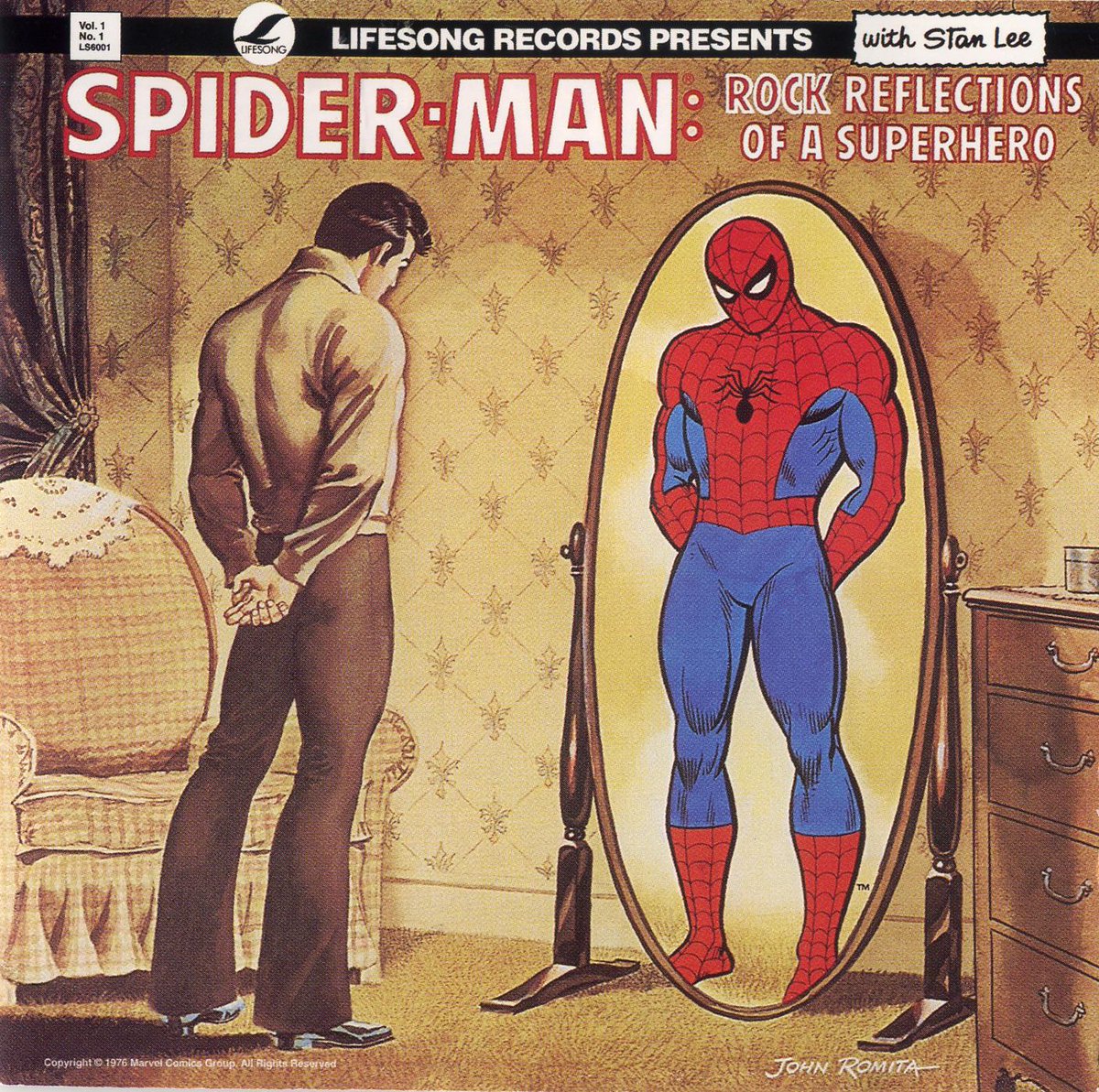 Fantastiverse's tweet image. #MarvelClassics: #SPIDERMAN - Rock Reflections of a #SuperHero!