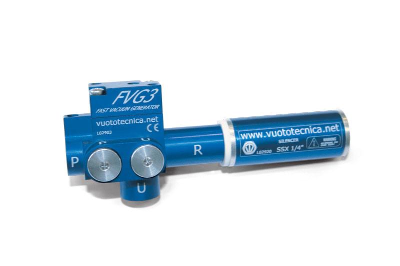 Single Stage Venturi with exception speed with ultra low air consumption 2-4 barg