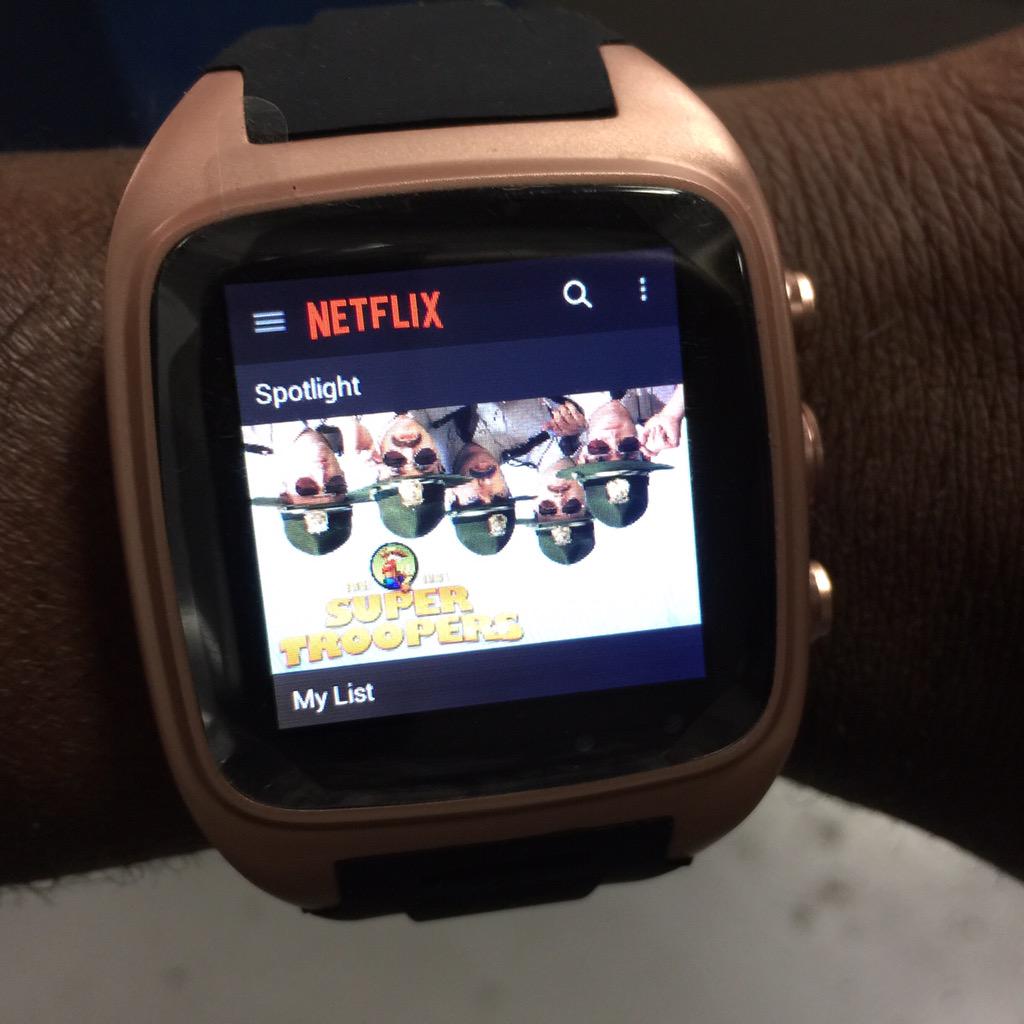 3GWatches's tweet photo. Netflix on KINETIC SmartWatch phone. http://t.co/BLKdsAla4P #smartwatch http://t.co/XOnB3yN1qk