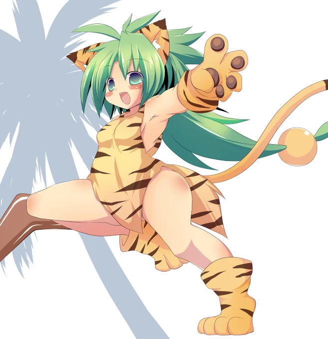 折角なので昔描いたチャムとフェリさんを投下 何年前の絵か確認して震えた #格ゲーキャラ描こうぜ 
