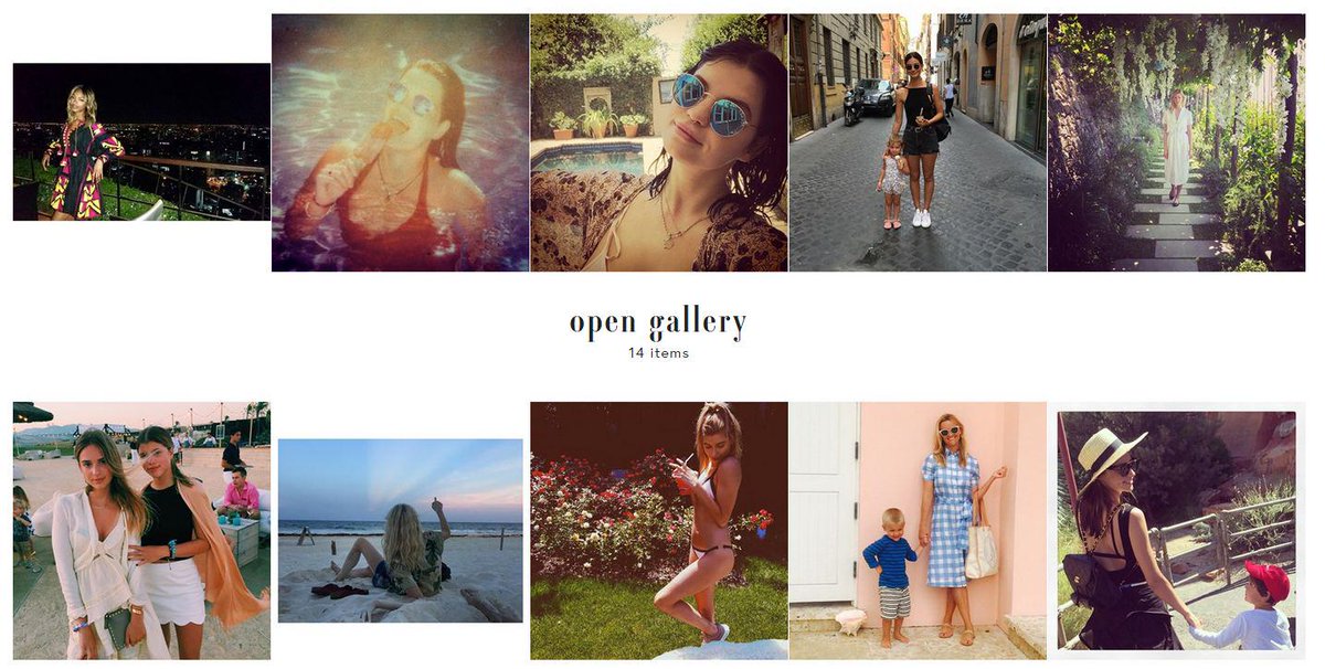 BritishVogue's tweet photo. From the Beckhams to the @VictoriasSecret girls, see how celebs are spending their summers http://t.co/qpBtmVc63B http://t.co/tZQCCxk5JQ