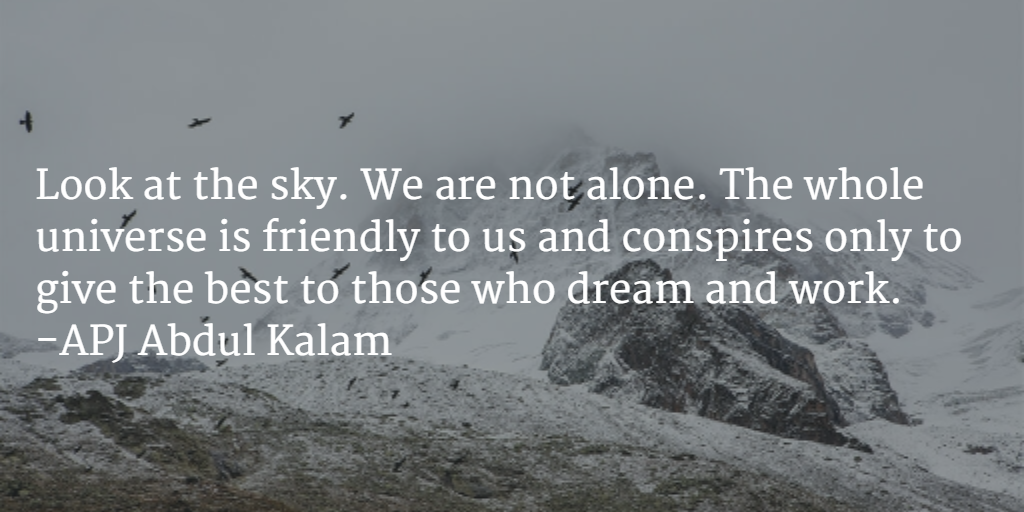 CODMediAlert's tweet photo. These words will always inspire this young generation and generations to come.
#KalamSir http://t.co/OCZmo33AMd