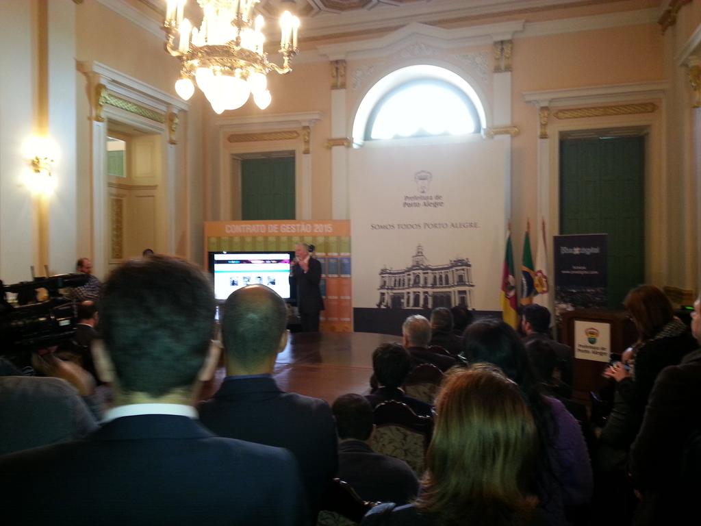 WagnerSeelig's tweet photo. Lançamento do Portal POA#Digital http://t.co/iZWpn32Ip1