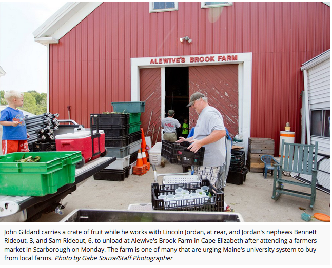 Farmers urge <a href="/UMaine/">University of Maine</a> to commit to 20% #localfood pressherald.com/2015/07/27/loc… <a href="/PressHerald/">Portland Press Herald</a> @MaryPols <a href="/MOFGA/">MOFGA</a> <a href="/Mainefarms/">Maine Farmland Trust</a>