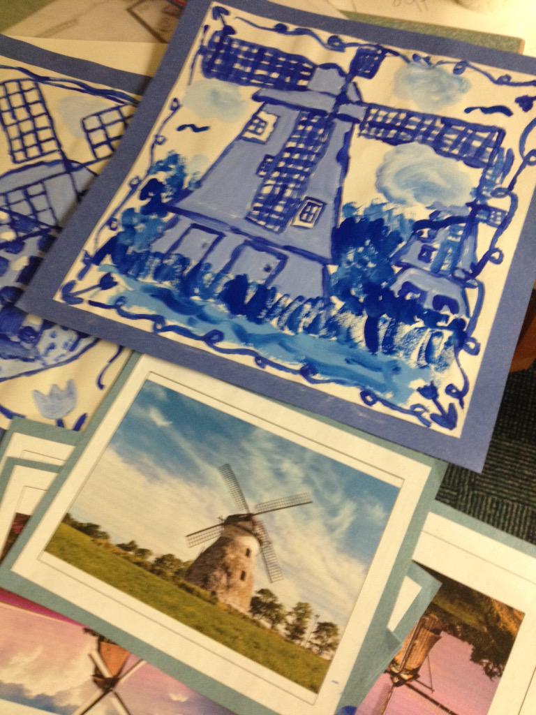 APSSummerFun's tweet image. Windmills from Around the World Crafts