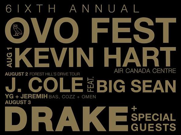 This weekend Attend Drake's OVO Fest!! buff.ly/1HYvNHk #Outkast #KevinHart #BigSean #JCole #Toronto #Music