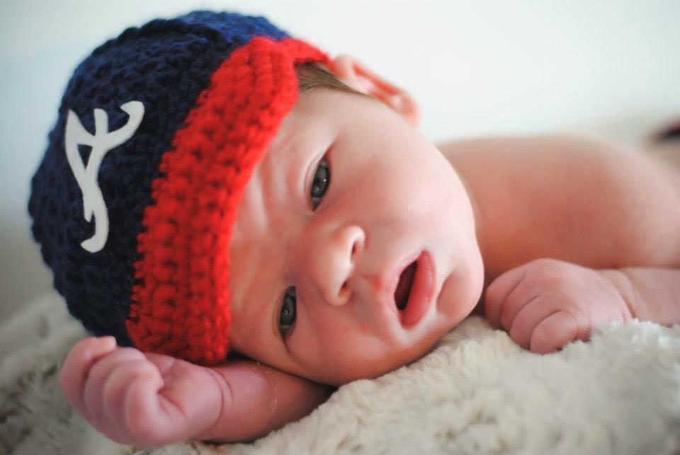 jackiefreer's tweet photo. Put me in coach! The @Braves have a brand new fan! http://t.co/psBSIWD0Bm