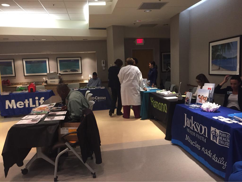 erccinfo's tweet photo. At Jackson Health System Employee Work/Life Services Event #outreach #community #free #services #ercc http://t.co/ffYcuooSZK