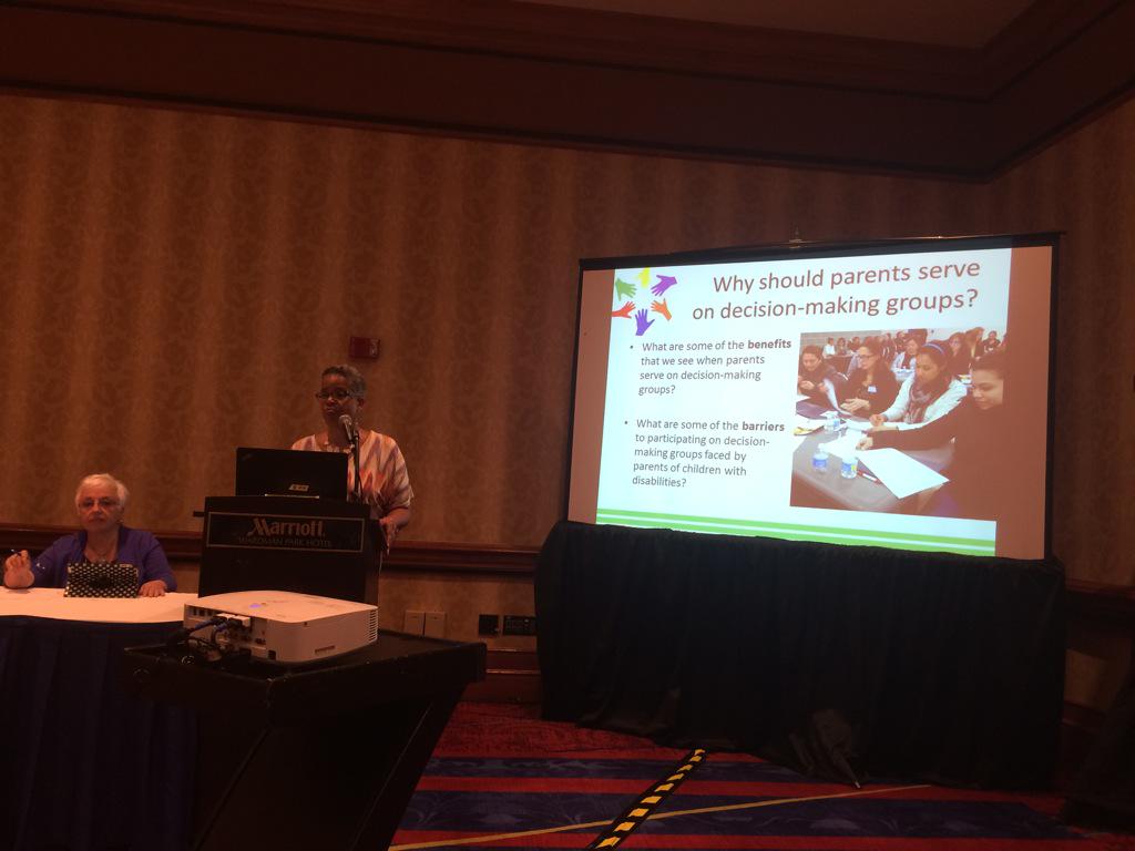 Minan21's tweet photo. #Parents serving on #DecisionMakingGroups why and how #DebraJennings at #LC2015 @spanvoice http://t.co/2IMHL7soFQ