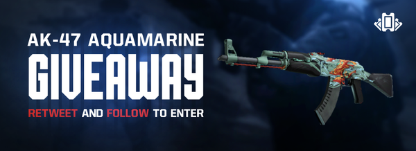 RewardsGG's tweet photo. We are giving away a AK-47 | AQUAMARINE (Minimal Wear) ! 
Retweet https://t.co/cnWroUHR86 and Follow us to enter! http://t.co/MknTDqEHzW