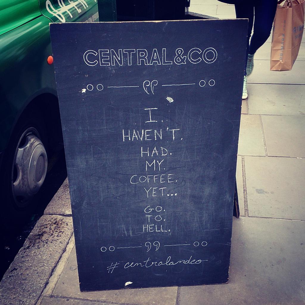 thiswkimloving's tweet photo. Just so apt.. @CentralandCo @CarnabyLondon #coffee #centralandco #carnabylondon #soho #London #qotd #quotes #lblogger http://t.co/4YonL9cHzX