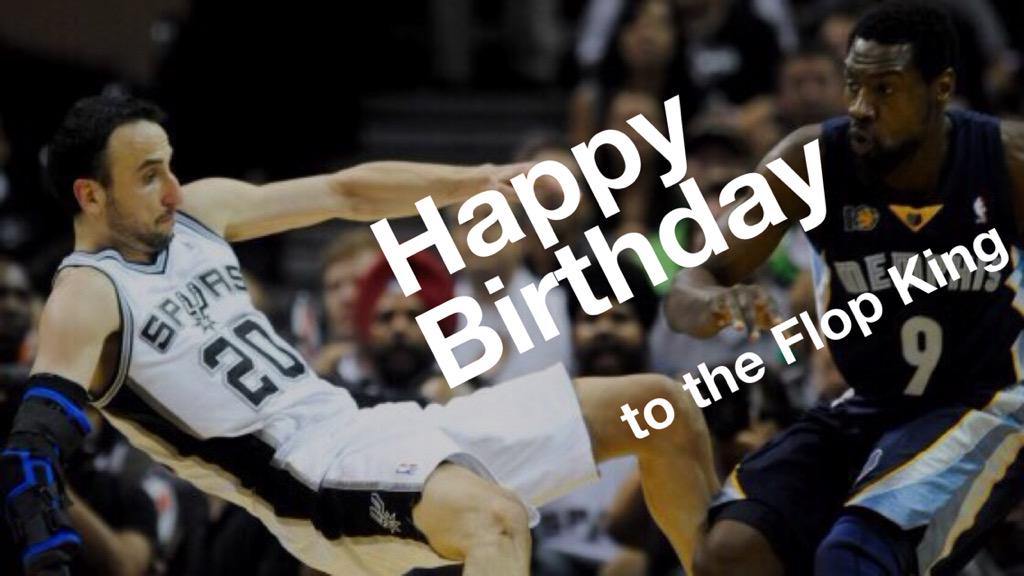 Happy Birthday to Manu Ginobili! 