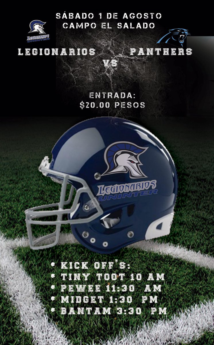 Uninter_Cuerna's tweet image. Partido de Legionarios #CampoelSalado #Panthers #NaciónUNINTER