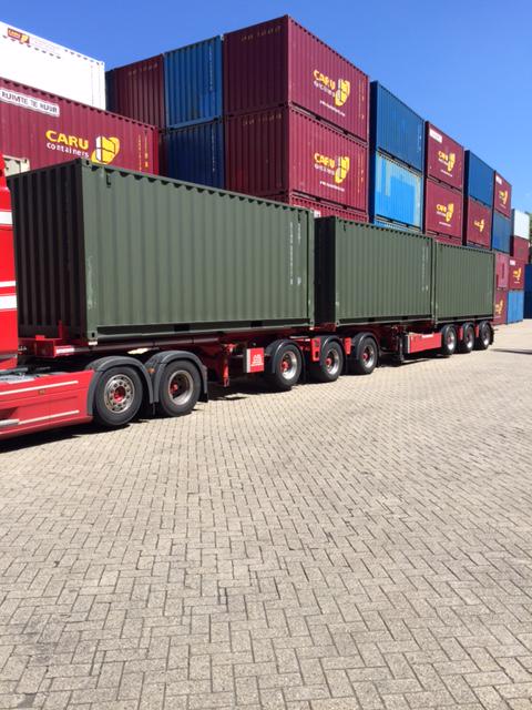 CARU Containers delivered 130 containers to the Dutch Army!