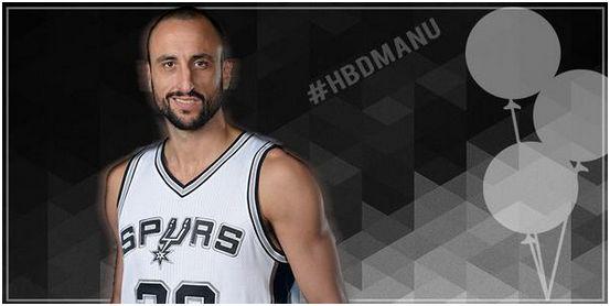 Join us in in wishing Manu Ginobili Happy Birthday!!! Send your B-Day wishes to Manu using the 