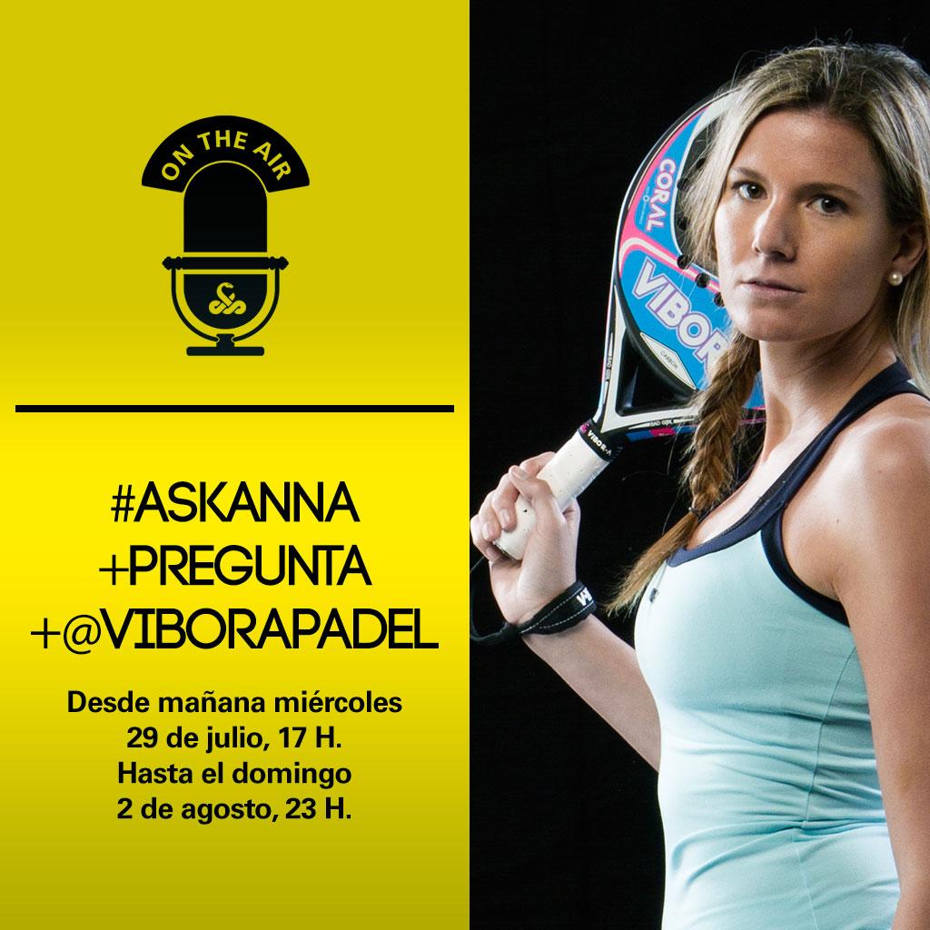 viborapadel's tweet photo. Mañana a partir de las 17 h. #AskTheTeam con @annavimi #3 del Circuito Catalán @FCatalanaPadel y nuestra arrasa Slams http://t.co/hZaoaM8ej4