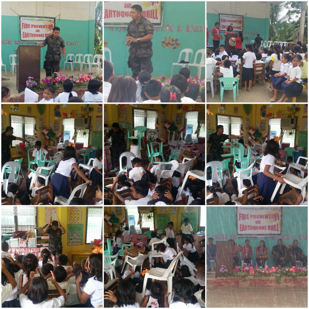 batcomrpsb7's tweet photo. Students of Cantolaroy Elem School, Sibonga, Cebu,Performed an Earthquake&amp; Fire Drill.@RDPRO7 @pro7official http://t.co/ANDgHKBCZ7