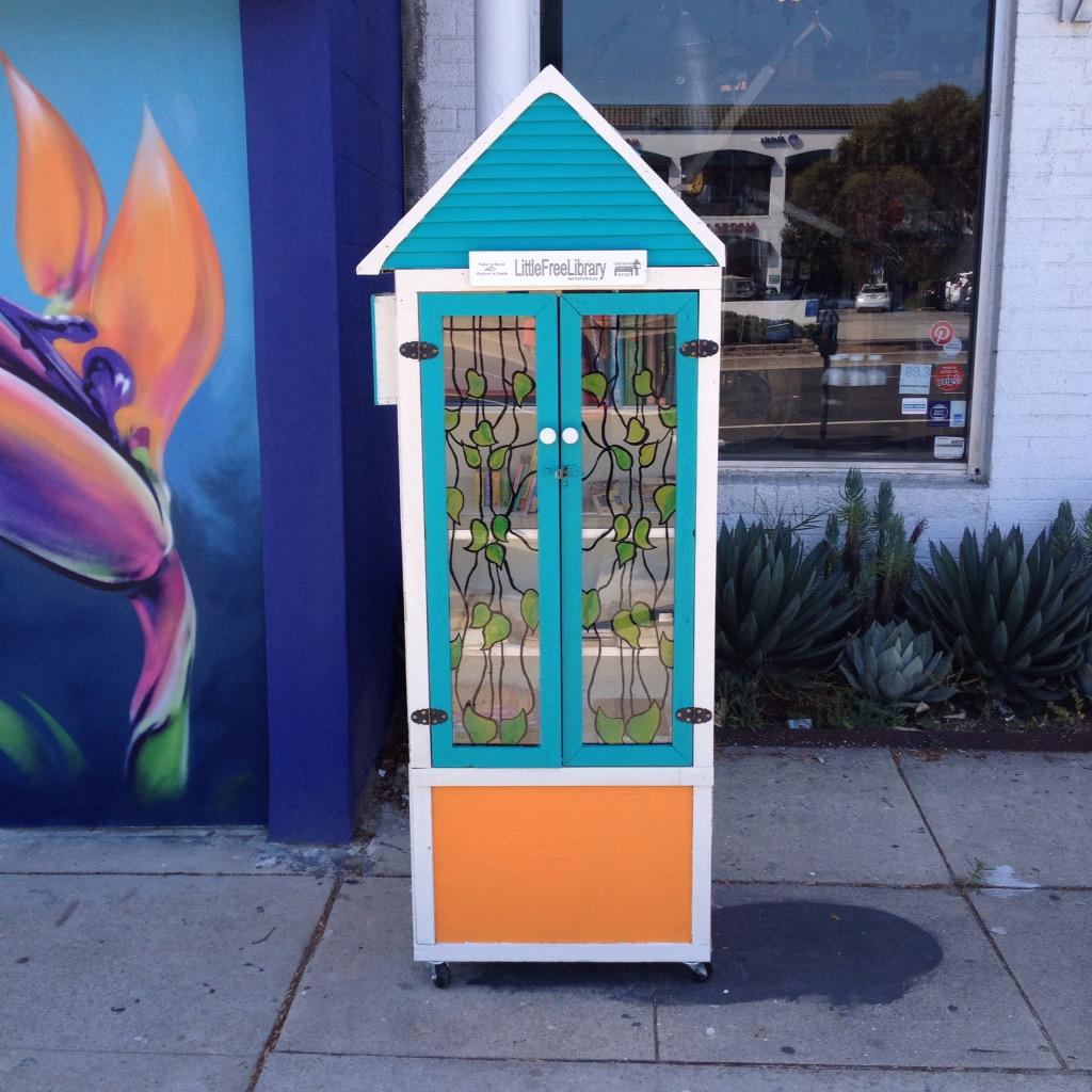 Have you seen how cool our <a href="/LtlFreeLibrary/">Little Free Library®</a> is?!
#takeabookleaveabook #marvista #timetravelmart