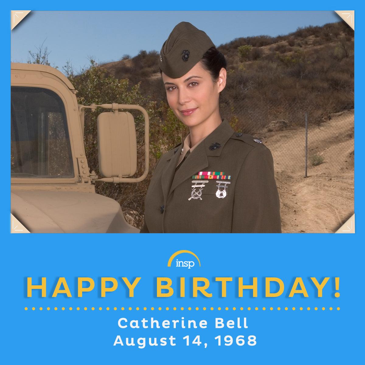 To wish Catherine Bell ( a very happy birthday! 