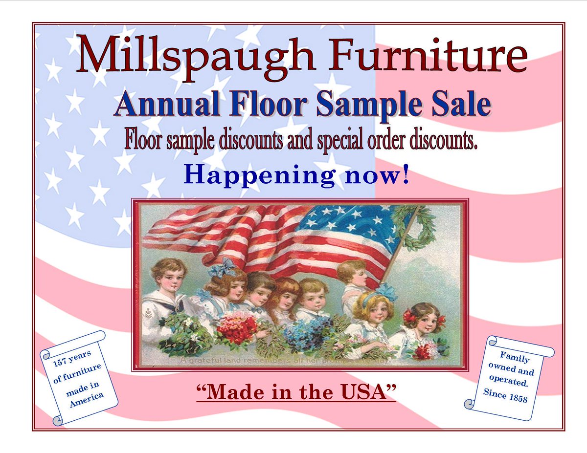 MillspaughFurn's tweet photo. Now is the BEST time to get new, "non-disposable" furniture for your home! http://t.co/HTnA9DZMca