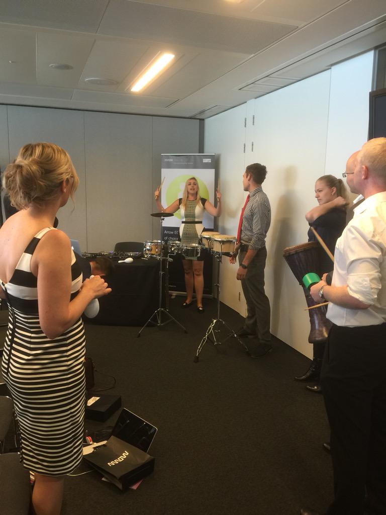 BillMew's tweet photo. All getting into the groove at #IBMjam http://t.co/22VuN2QWRd
