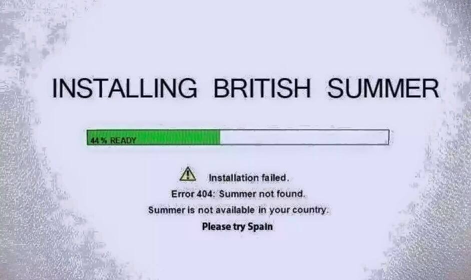 Emilio Peire on Twitter: "Can't get British Summer to install. Let ...