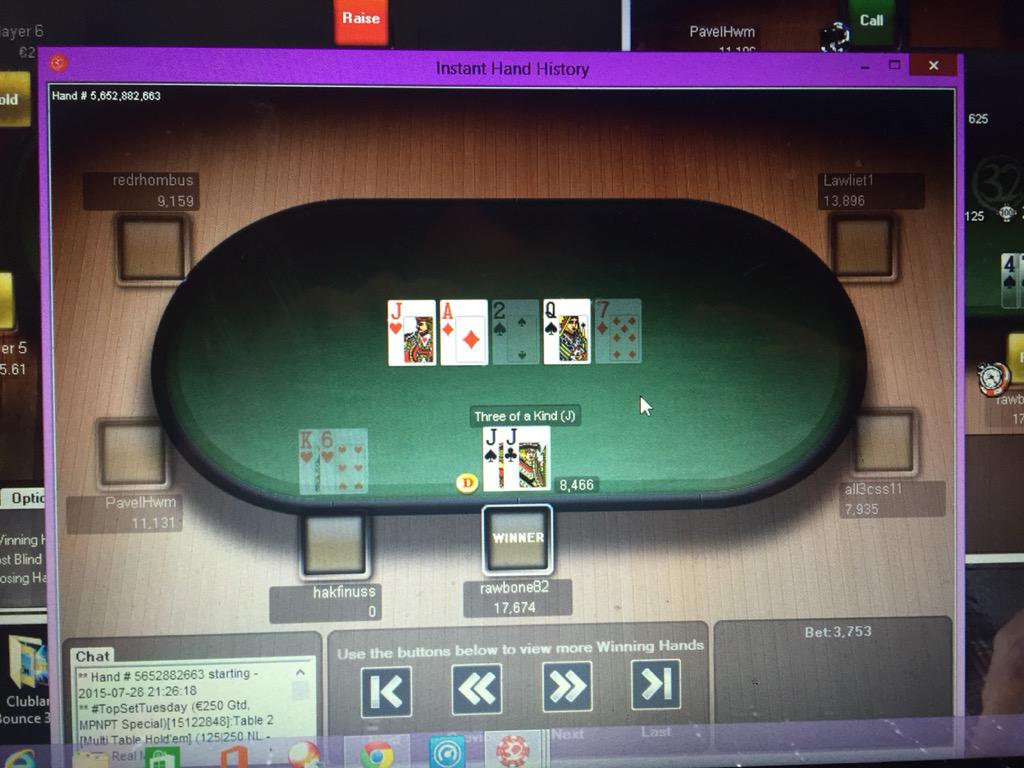 jamesrawbone1's tweet photo. @32Red_Poker #TopSetTuesday  set of jacks http://t.co/JSgXz6o7FI
