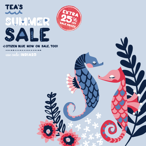 teacollection's tweet photo. Take an additional 25% off ALL SALE items today through Thursday! Shop http://t.co/8qU8MhMBmh http://t.co/Mkc10gJxsd