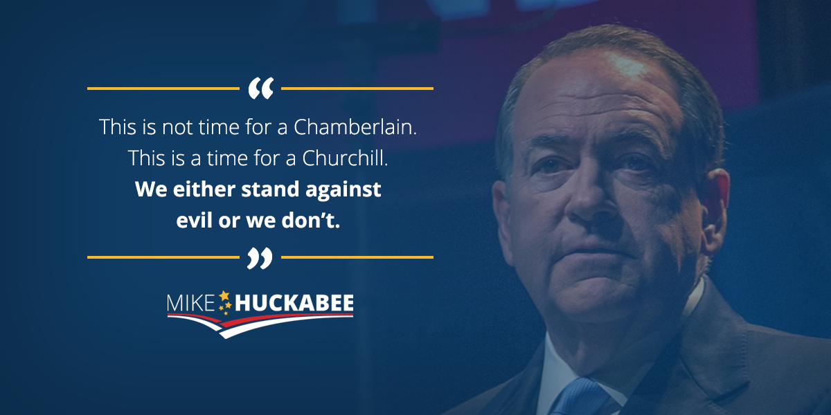 GovMikeHuckabee's tweet photo. #IranDeal #Israel #ImWithHuck http://t.co/UzmEV7FlY5