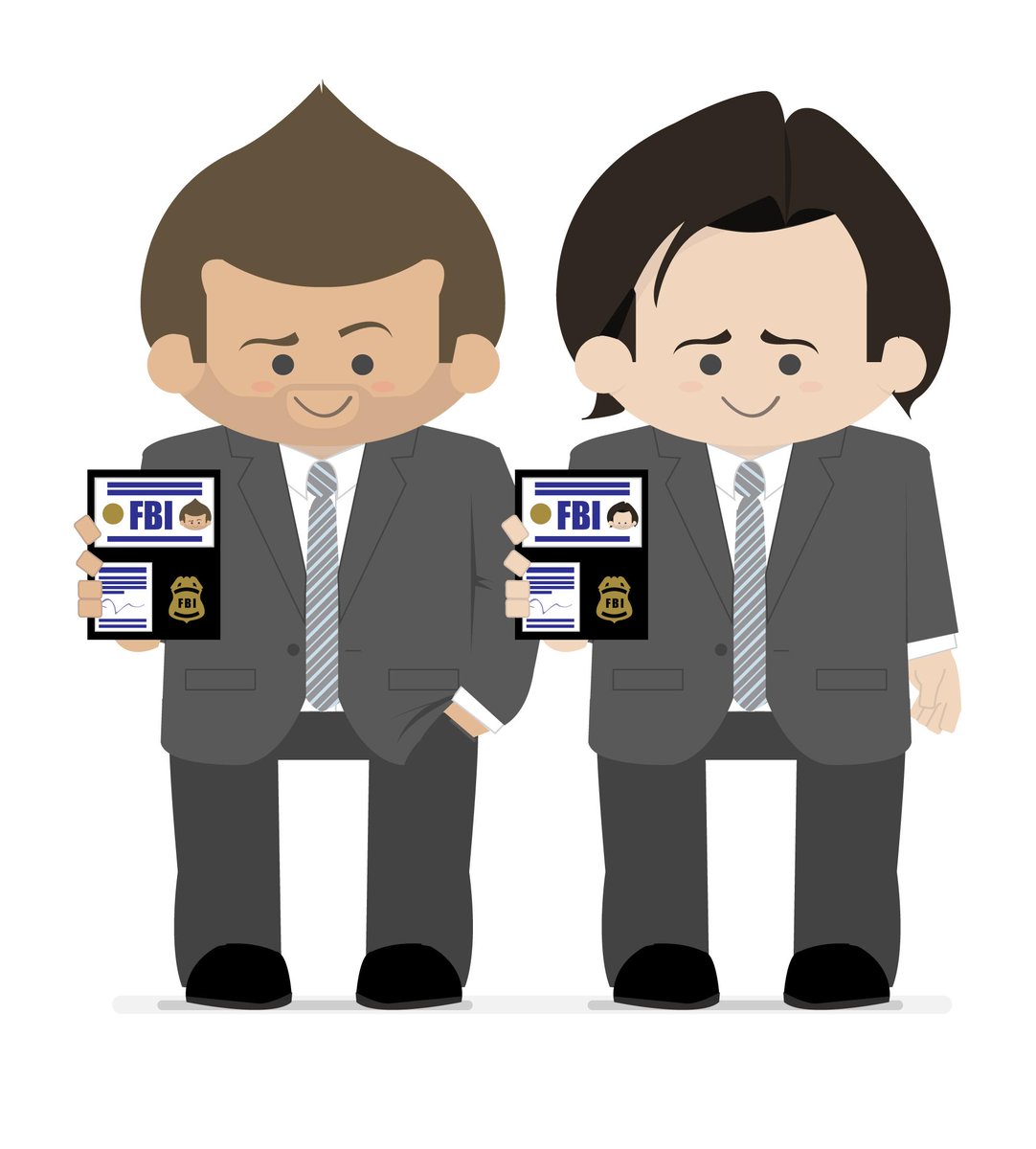 geekyemily's tweet image. Chibi Winchester FBI Agents paintingemily.tumblr.com/post/125264404…  @jarpad @cw_spn #cute #supernatural #winchesters #sam #dean #fbi