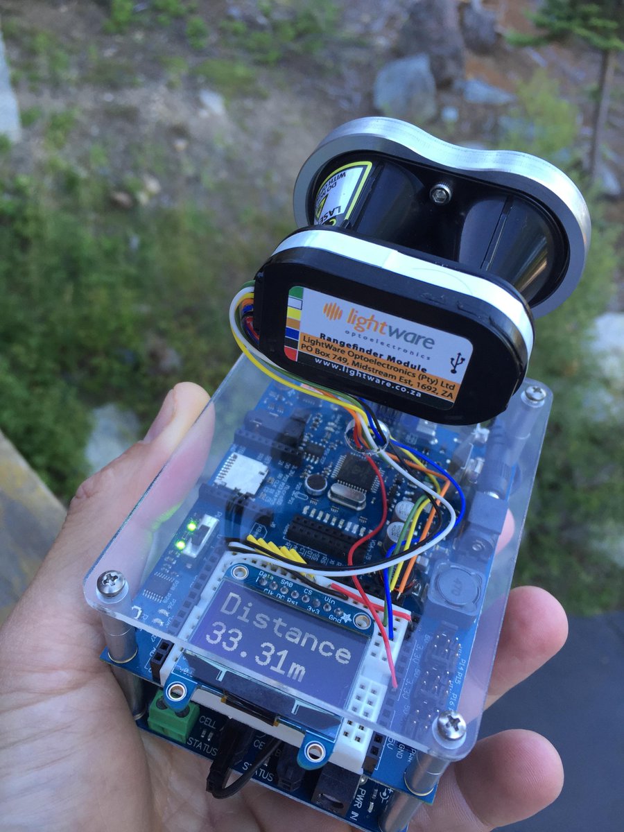 ParallaxKen's tweet image. Built a handheld SF10-B laser rangefinder with @adafruit 128x64 OLED + Propeler 1 @Laserdeveloper @ParallaxKen