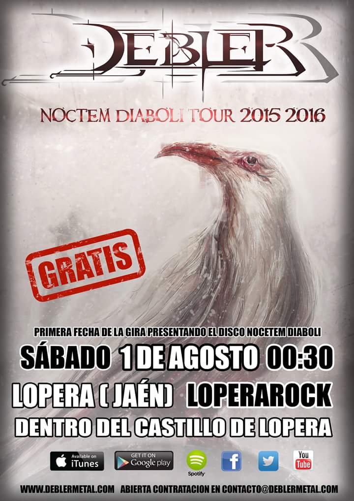 DeblerMetal's tweet photo. ESTE SÁBADO ARDERÁ EL CASTILLO DE LOPERA!! ALLÁ VAMOS JAÉN!! #NoctemDiaboliTour #LoperaRock http://t.co/PqWa2xaXuU