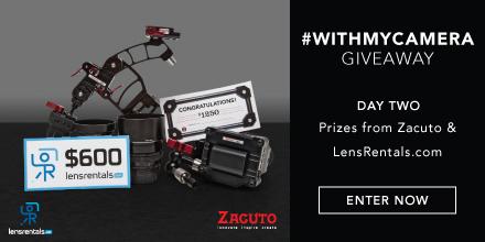 claycasey's tweet image. I entered #WithMyCamera Giveaway to win prizes from @Zacuto @LensRentals!  zacuto.com/withmycamera-g…