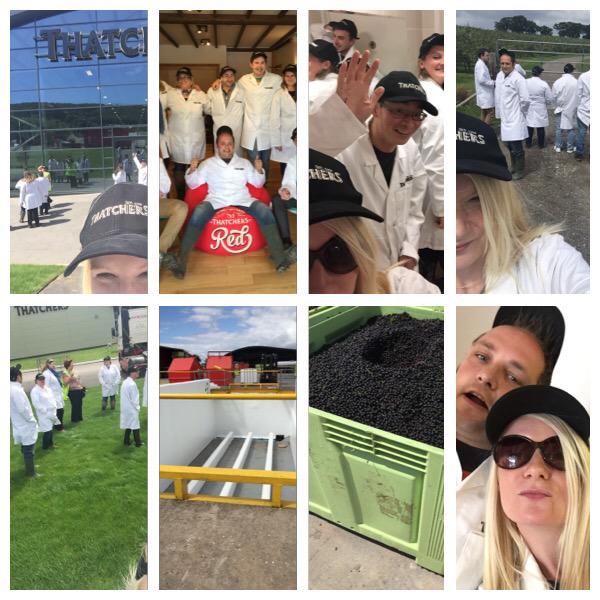 <a href="/thatchers_cider/">Thatchers</a> Thankyou for all your generous hospitality with @TeamGlastonBury Team Day today 😊