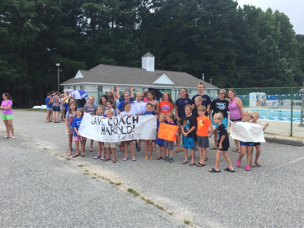 ColeWorld365's tweet photo. @RevCitySports people are gathering together to support Coach Harold #SaveCoachHarold http://t.co/ierbnOgQPc