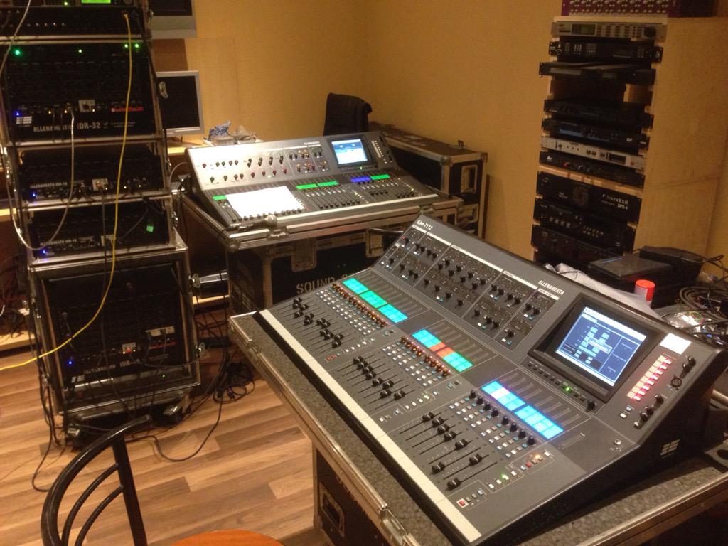 Festival @Laba_Daba2015 preparation with <a href="/allen_heath/">ALLEN&HEATH</a> iLive desks. #DanteSpokeHere