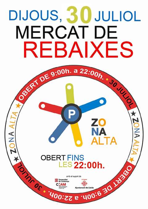 ZonaAltaLleida's tweet photo. Vols guanyar 15€ x gastar al mercat d rebaixes dijous a #zonaaltalleida?Es molt facil,comparteix l'imatge d facebook http://t.co/qts9LkjAHo