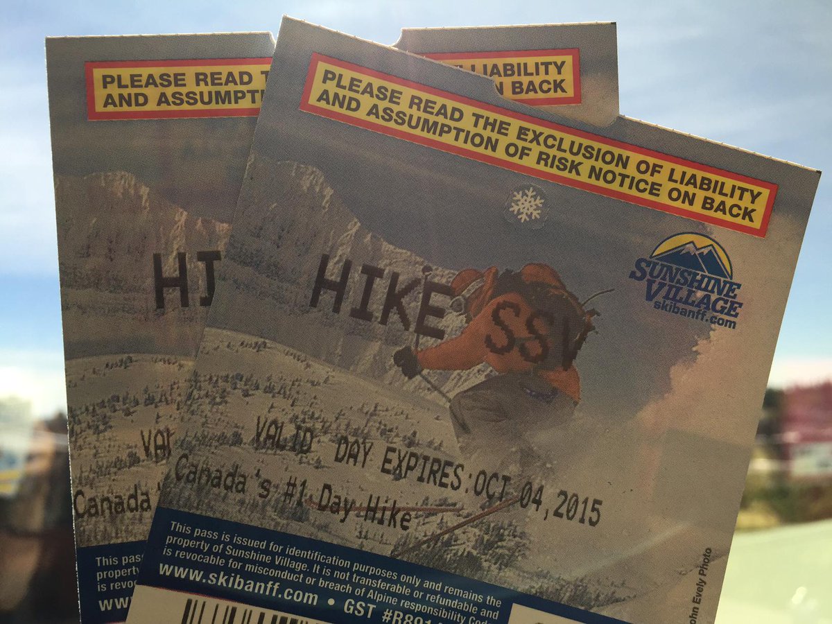 Today's #TossItTuesday is for the outdoorsy type! RT to enter to win two 1day passes to hike at <a href="/SunshineVillage/">Sunshine Village</a>.