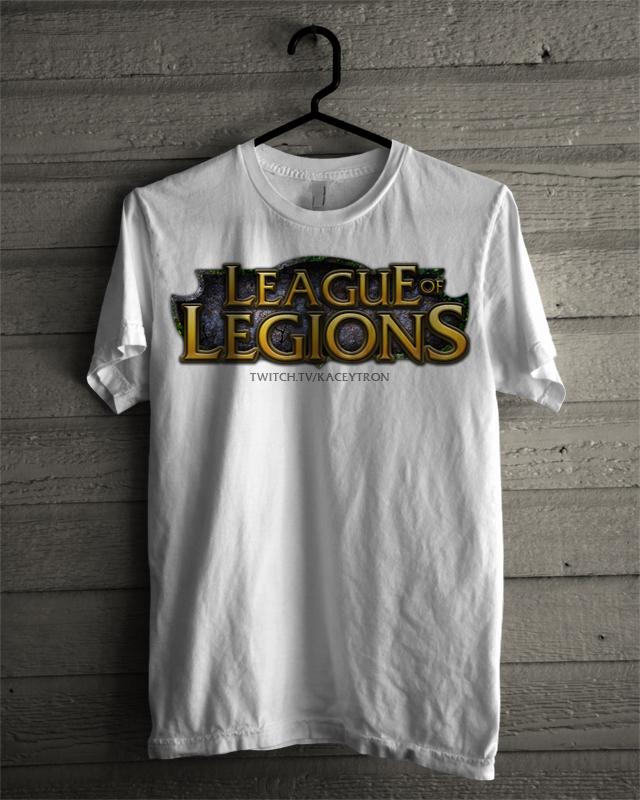 XCELGraphics's tweet image. League Of Legions TSHIRT design For @kaceytron 
Hope you like it ;)