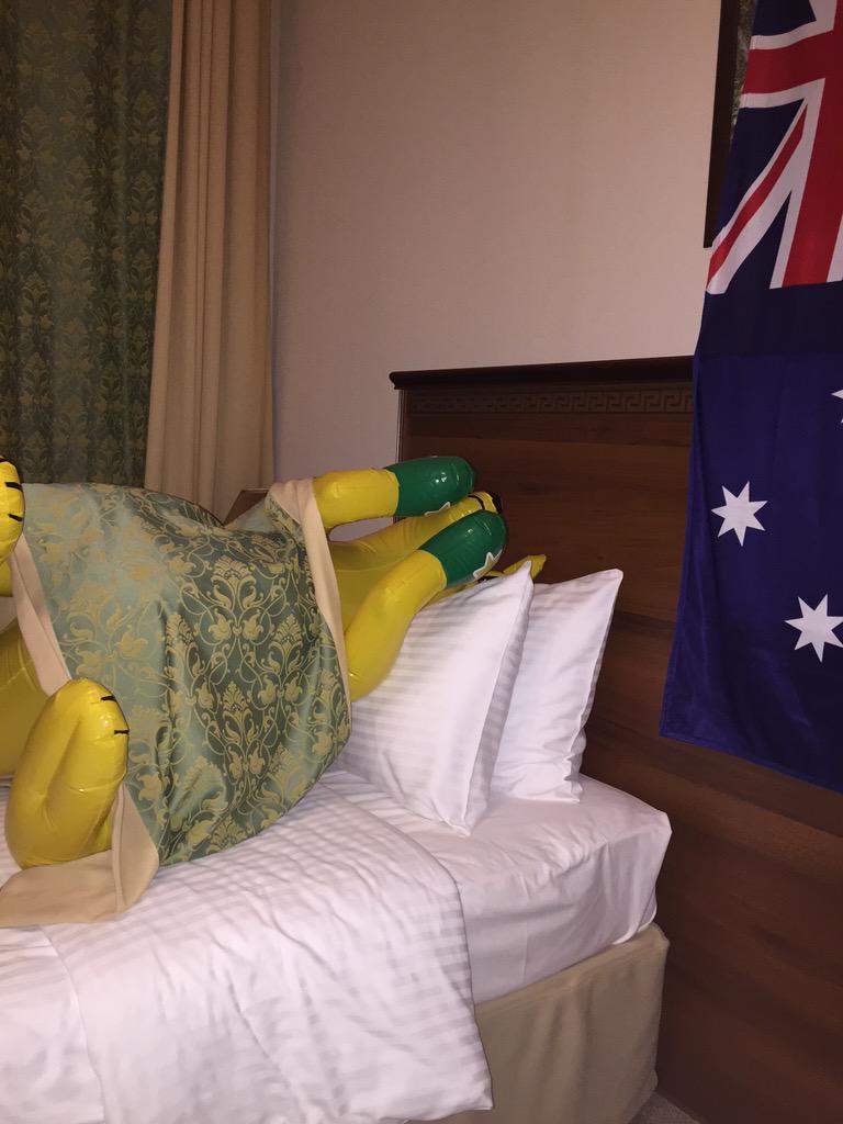 The big guy decided to take a well earned rest in <a href="/SimonHuitenga/">Simon Huitenga</a> bed!