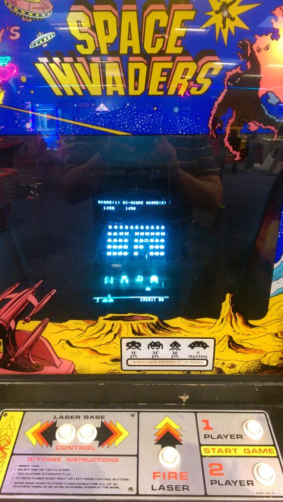 When in Southend with work always great to visit <a href="/thehappidrome/">Happidrome Arcade</a> for #retrogaming! #retroarcade #Pacman #SpaceInvaders