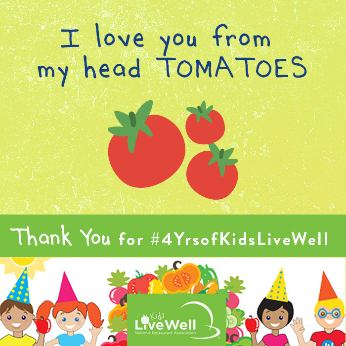 KidsLiveWell's tweet photo. #FunFact:@KidsLiveWell program has QSRs, fast-casual, casual dining, fine dining, theme parks...+ #4YrsofKidsLiveWell http://t.co/4AA2JJSbDe
