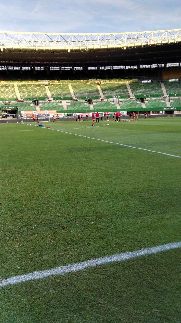 vdsar1970's tweet photo. 20 years later and back at the stadium in Vienna for my greatest succes with Ajax. Same spot where I lifted CL http://t.co/YAlNxDTyIp
