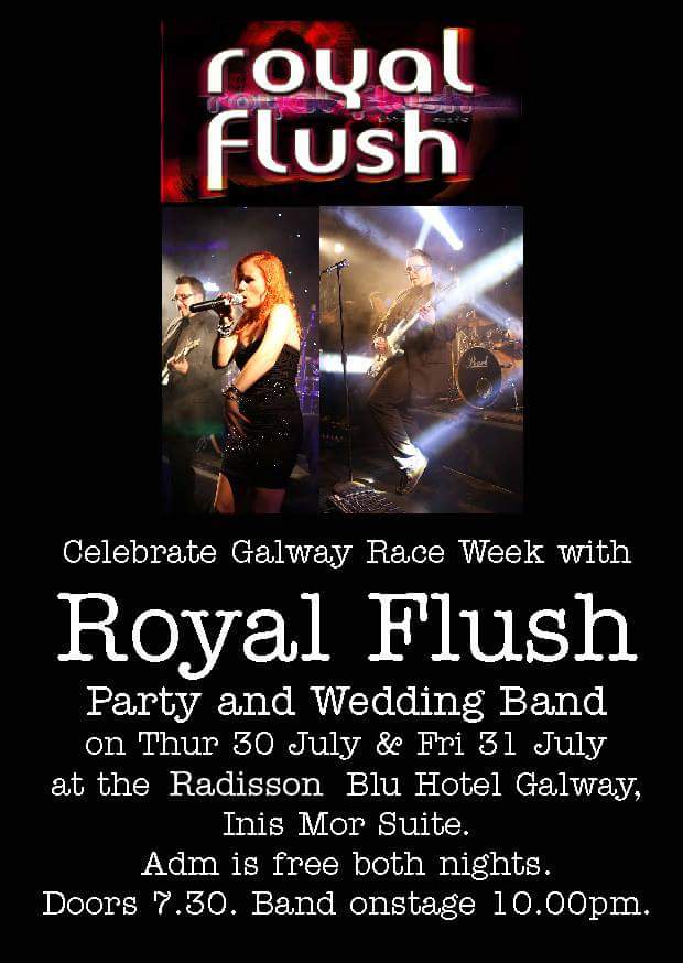 Royalflushwedd's tweet photo. Check us out at the Galway Races festival this week in The Raddison hotel. http://t.co/r6gd6PovpO