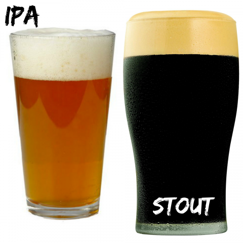 No two people drink alike -- which way do you lean: IPA or Stout?