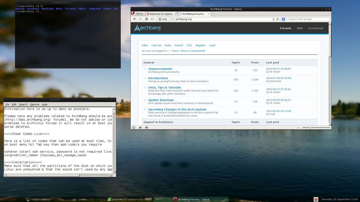 sourceforge's tweet photo. Roll into a rapid Linux installation with #ArchBang! A light, rolling release Linux distro. http://t.co/2oY37Mzwa9 http://t.co/FK3kZarIla