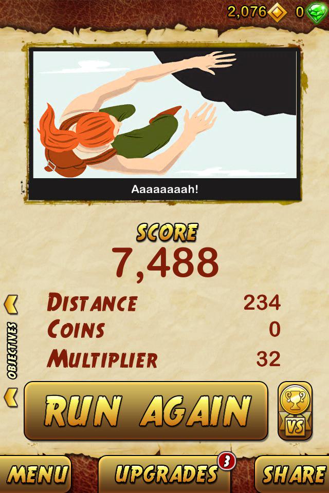 CSON94's tweet image. I got 7488 points while escaping from a Giant Demon Monkey. Beat that! bitly.com/TempleRun2iOS#