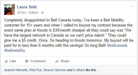 e_millionaire's tweet photo. Yet again, more bad customer service from @Bell. I'm not surprised. #leavingbell #notimpressed #badcustomerrelations http://t.co/LF6Ry0mWvK