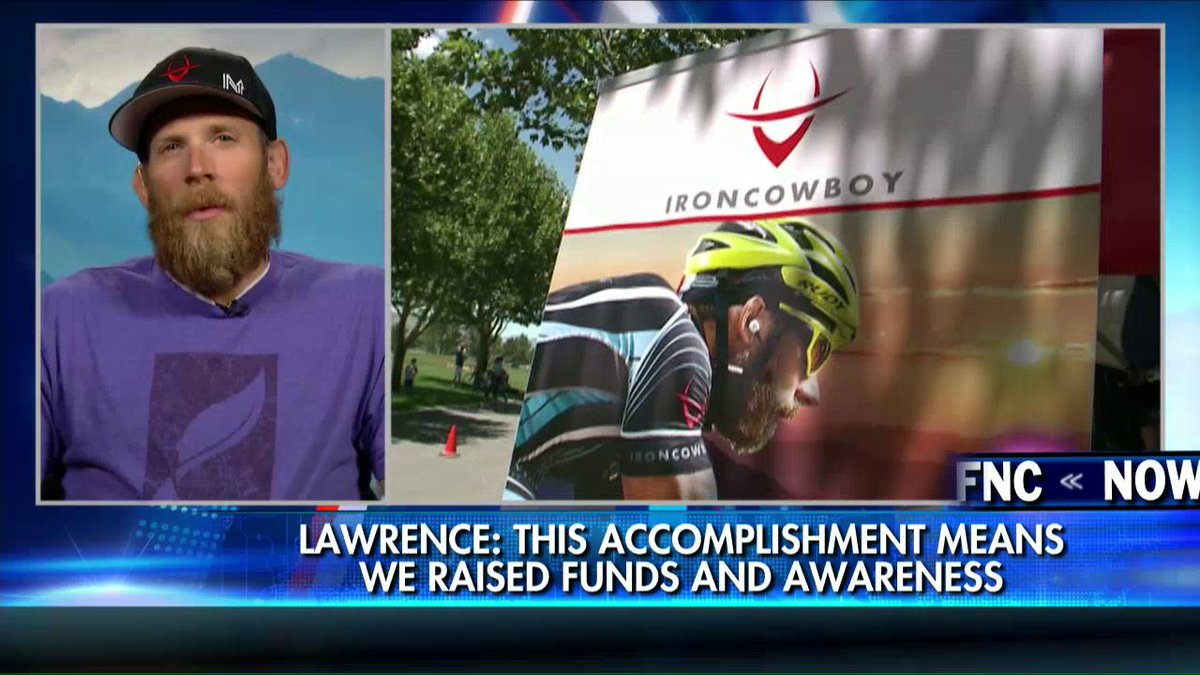 FoxNews's tweet photo. 'Iron Cowboy' Completes Unbelievable 50 Triathlons in 50 Days in 50 States WATCH: http://t.co/kZEKqMNaAg http://t.co/JI8PYi0rOQ